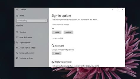 How to set an alphanumeric PIN on Windows 10 .